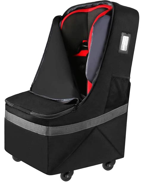 travel car seat bag with wheels